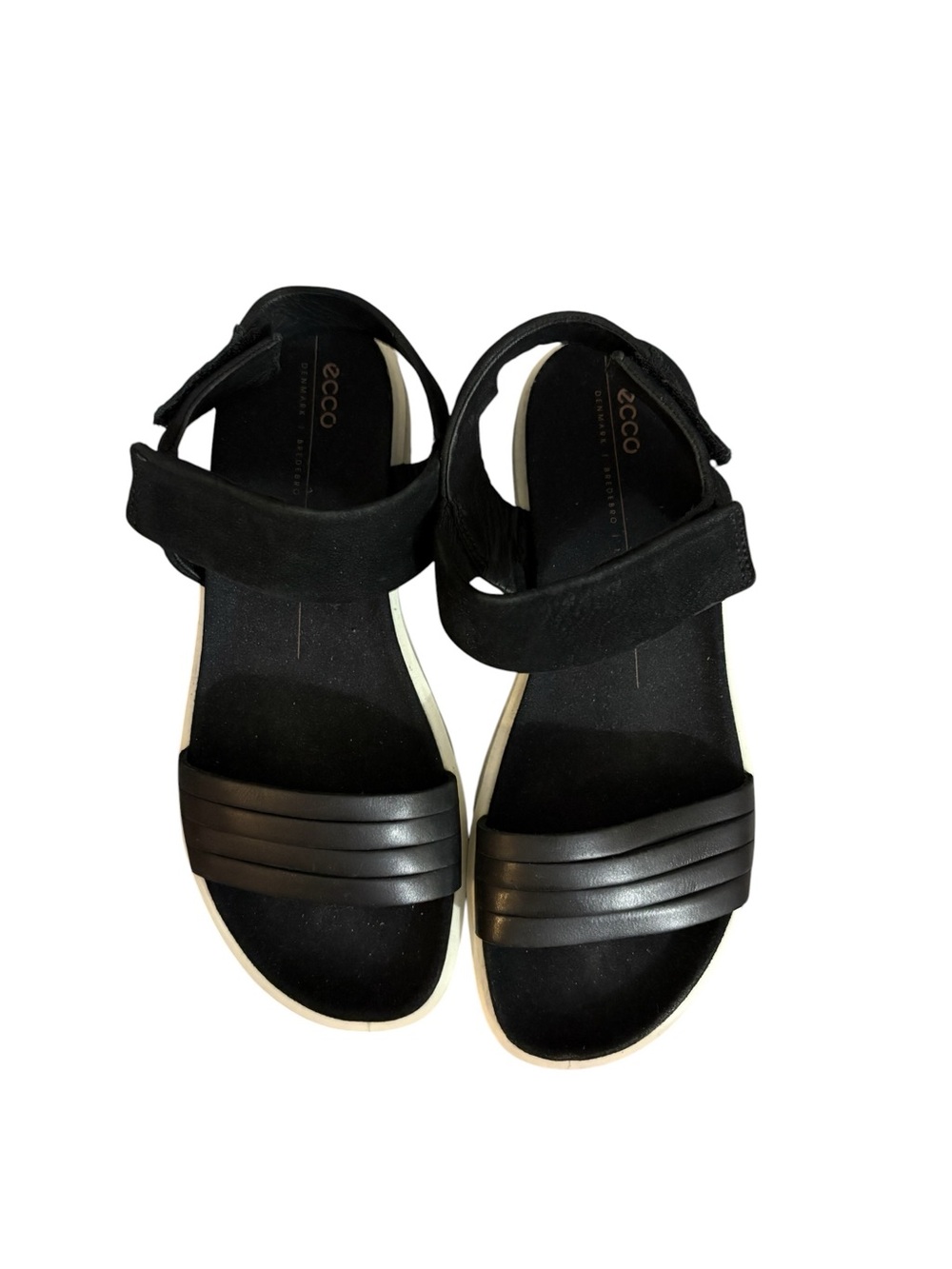 Ecco Black Strap Comfort Sandals